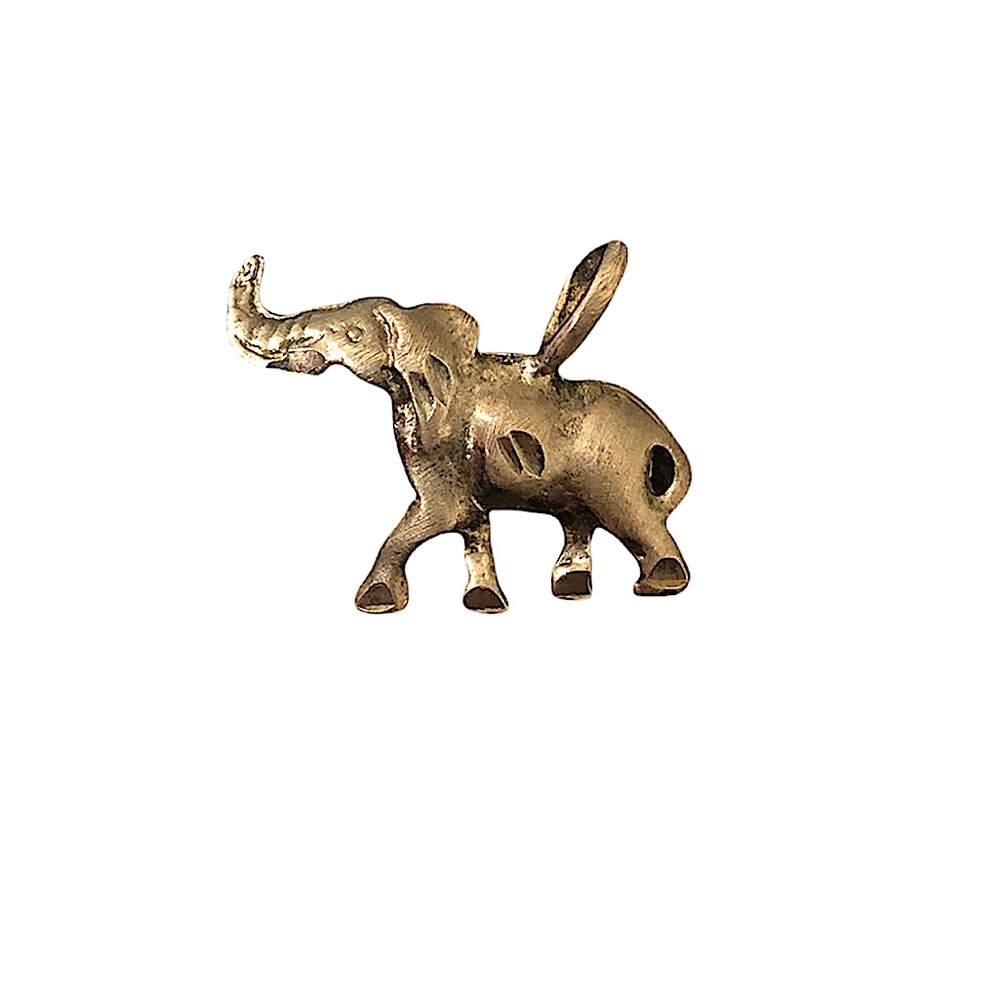 Sterling silver elephant charm
